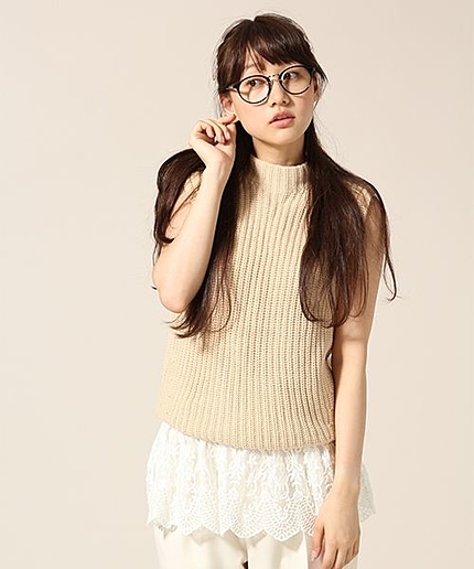 ★WEB限定アイテム★ニットベスト&レースタンクトップ