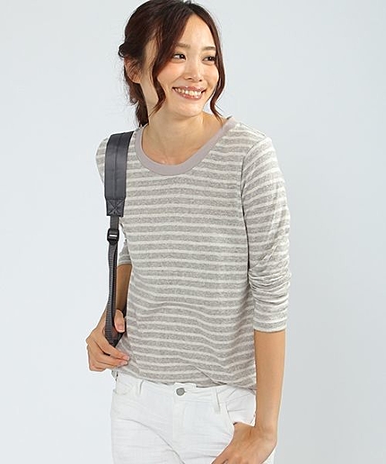 ロイヤルボーダーロングスリーブ TEE