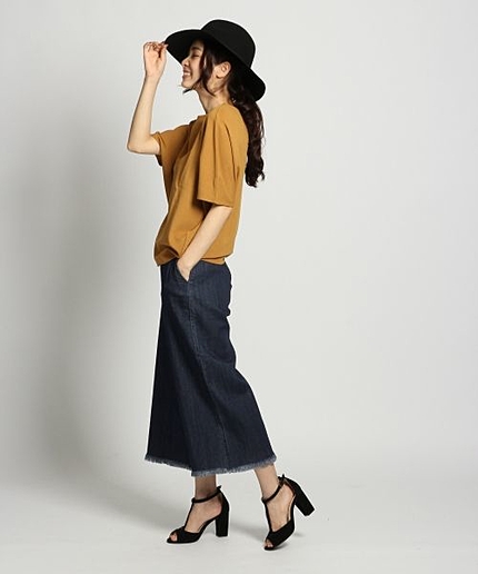 Ｃデニムフレアパンツ