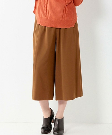 ＜yangany＞ ウエストポイント ガウチョ パンツ