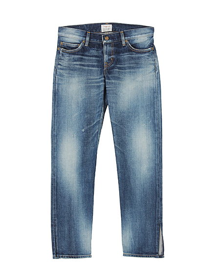 スリットストレートデニム