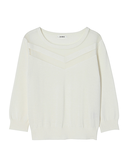 コンビラインニット