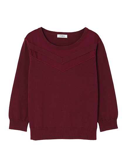 コンビラインニット