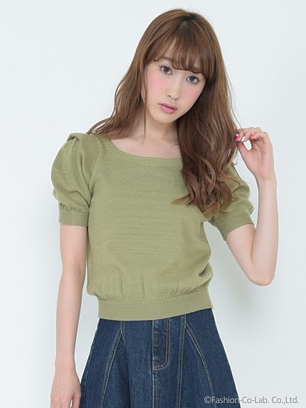 タックスリーブニットプルオーバー