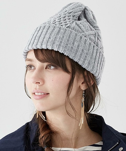 CB COyoMI ケーブルニットキャップ