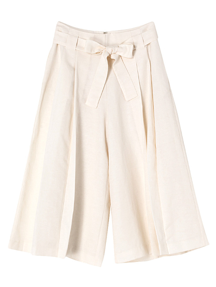 サイドタックガウチョパンツ