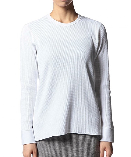 ASTRAET（アストラット） コットンワッフルロングスリーブ