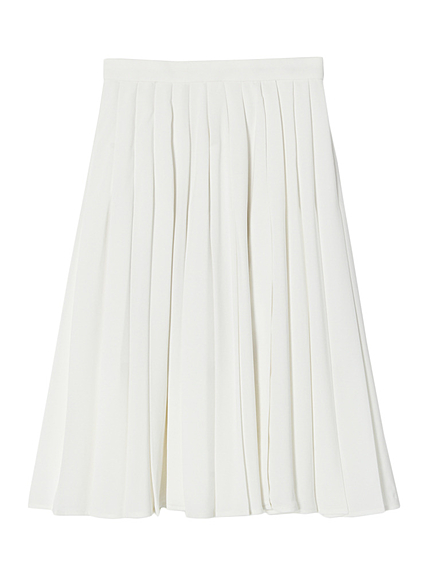 プリーツスリットスカート