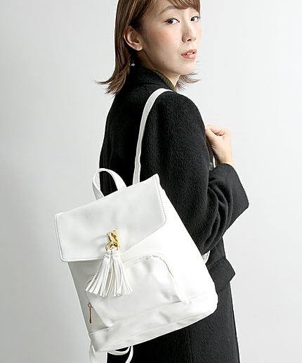 WEGO/タッセルポケットリュック