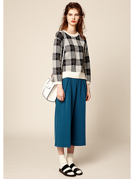 コンパクトミディーパンツ