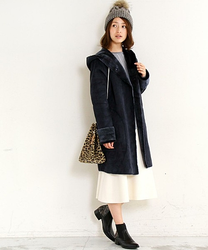 【WEB限定☆予約】【リバーシブル】by ※フェイクムートンフードコート