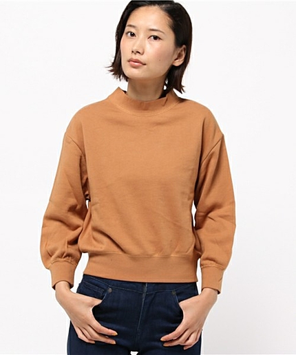 ボトルネックウラケプルオーバー/AEBC ﾎﾞﾄﾙﾈｯｸｳﾗｹPO