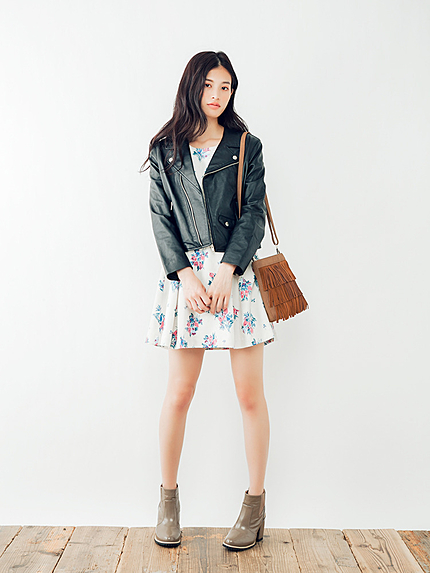 【dazzlin】ラムレザーライダースジャケット