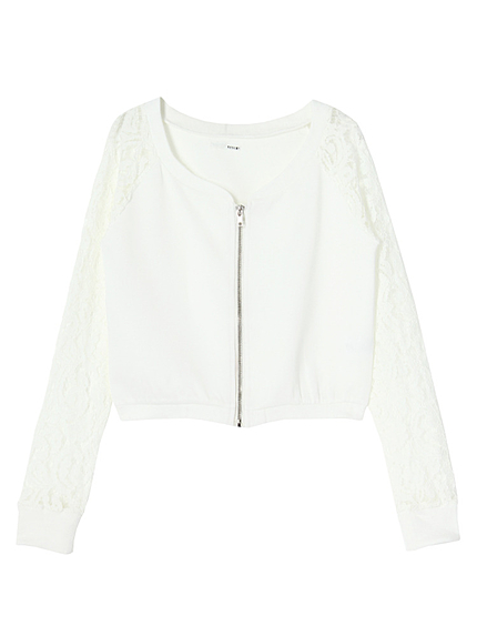 スリーブレースポンチブルゾン