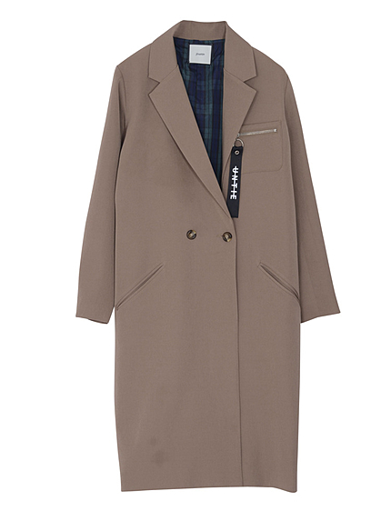 ロゴテープロングジャケット