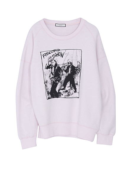 手書きイラスト裏毛