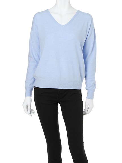 【DUO】 RN BASIC Vネックニット