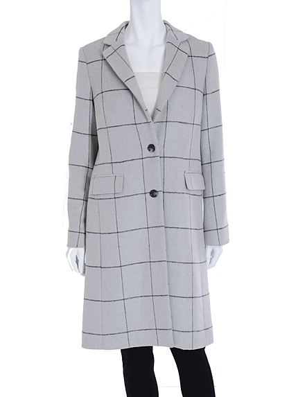 【DUO】 ロングチェスターコート(ミックス)