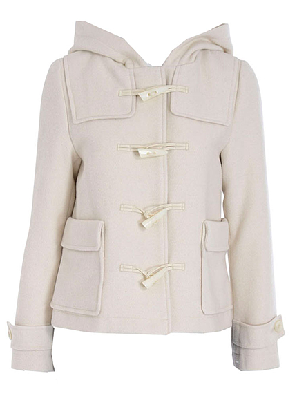 【DUO】 ショートダッフルコート（アイボリー)