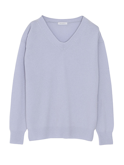 カシミヤＶネックニット