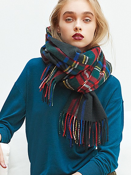 ブレーメンチェックストール/2015秋最新作