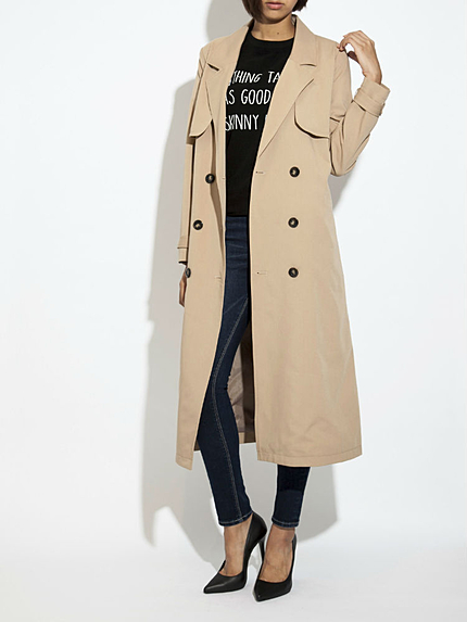 BOXマキシトレンチコート