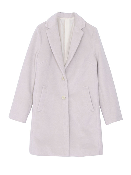 【DUO】 シャギーミディ丈チェスターコート