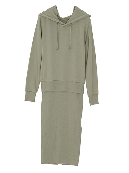 ドッキングスウェットワンピース