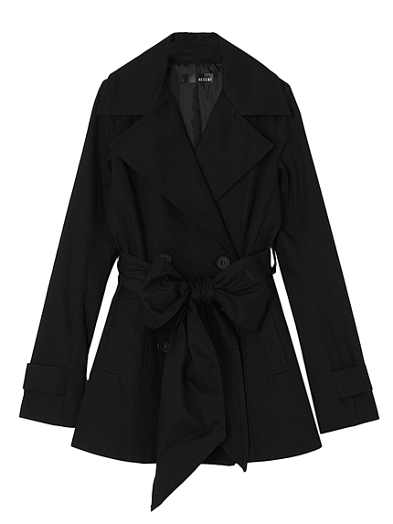 ビッグリボンベルトトレンチコート