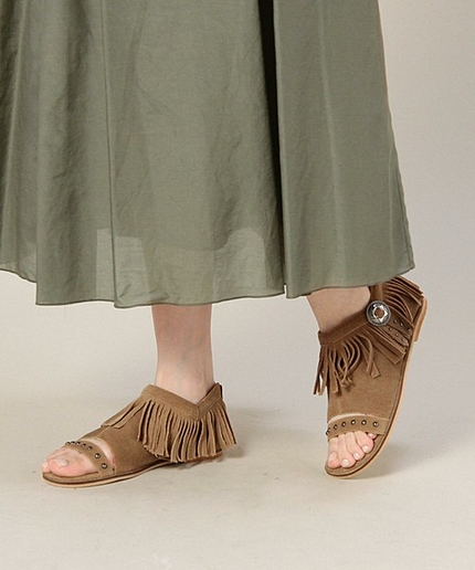 BY COCONUTS フリンジサンダル