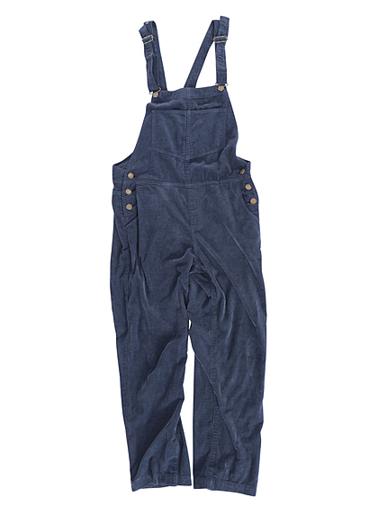 コーデュロイルーズサロペット