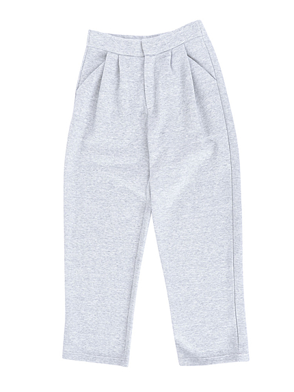 スウェットワイドタックパンツ