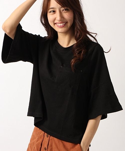 フレアスリーブ7分袖