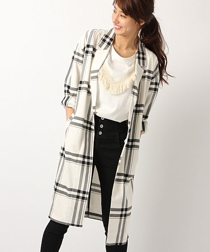 【9/3ヒルナンデス放映】チェックガウンシャツ長袖