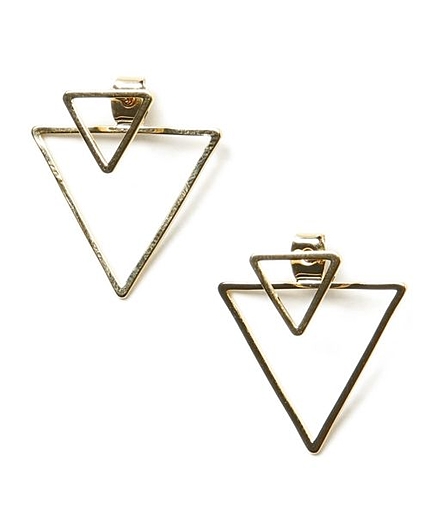 Ｗトライアングルピアス