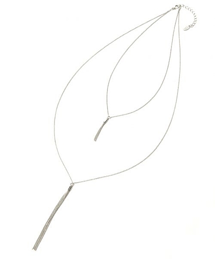 2レンタッセルロングネックレス