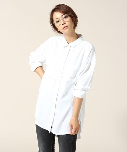 レーヨンチュニックシャツ