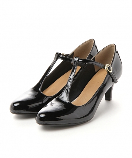 Ｔストラップパンプス