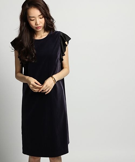 OC*Pベロアフレアワンピース