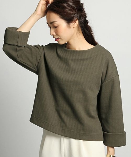 ＰＣヘリンボンワイドプルオーバー