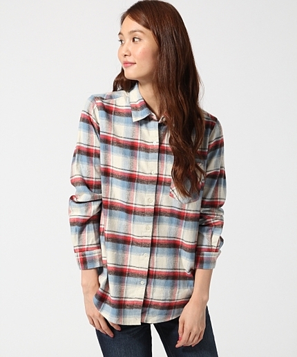 ソフトフランネル2WAYシャツ長袖