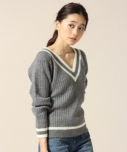 ★先行予約アイテム★５ゲージチルデンＶプルオーバー