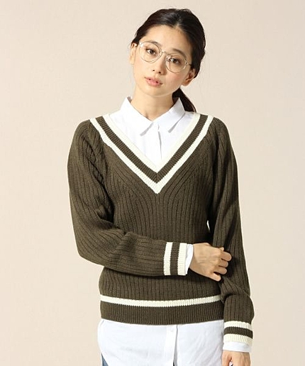 ★先行予約アイテム★５ゲージチルデンＶプルオーバー