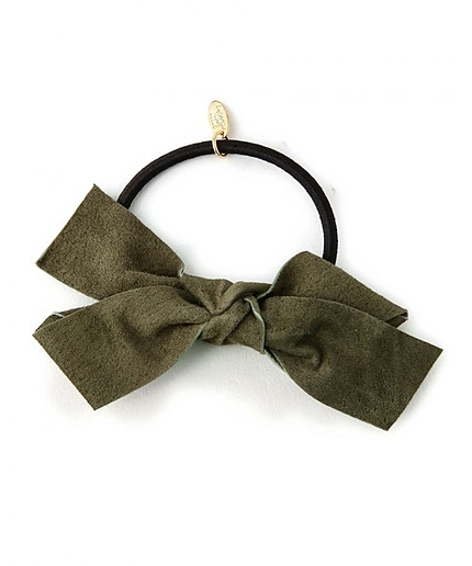 CF スウェードリボンポニー