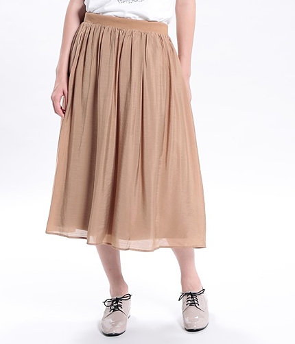 【2WAY】リブツキスカート