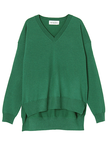 Vネックオーバーサイズニット