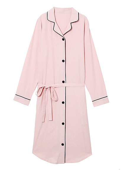 【PEACH JOHNコラボ】コットンガールズシャツワンピ