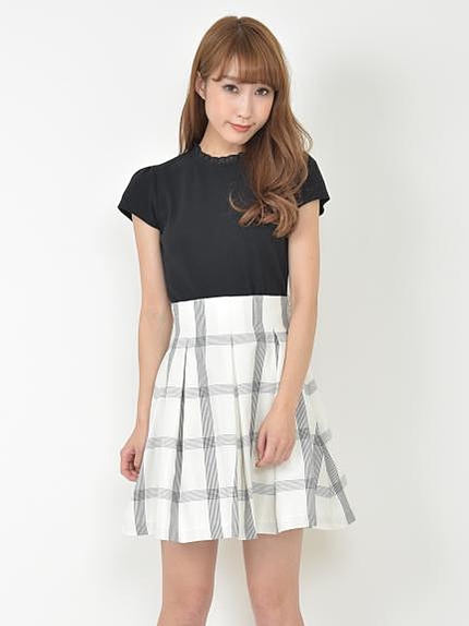 BIGチェックスカート
