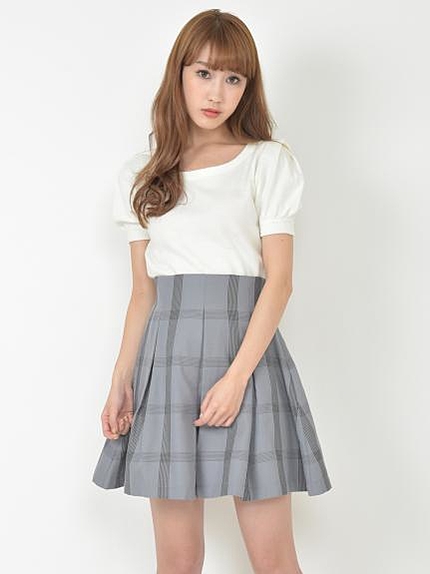 BIGチェックスカート