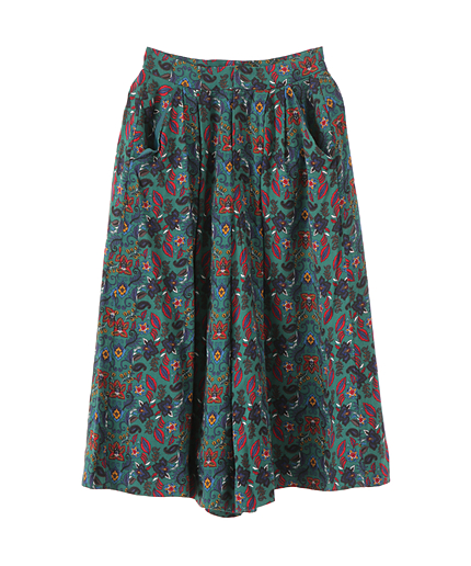 fairyrale flower ワイドミディーパンツ